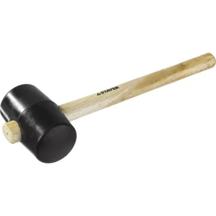 Киянка STAYER резиновая черная с деревянной ручкой, 680г 20505-75 купить в Магнитогорске