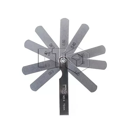 Набор щупов № 4 длина 100 мм 0.10-1.00 10 щупов купить в Магнитогорске