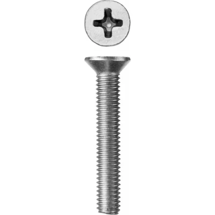 Винт ЗУБР &quot;МАСТЕР&quot; DIN 965, класс прочности 4.8, оцинкованный, M5x35мм, 5кг 303110-05-035 купить в Магнитогорске