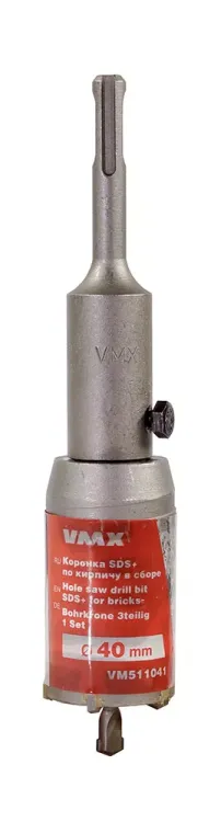 Коронка SDS+ ф40 мм по кирпичу в сборе VMX 511041 купить в Магнитогорске