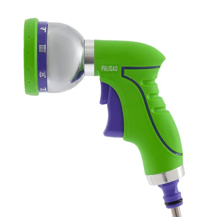 Пистолет-распылитель Palisad 652635, 9 режимов полива, металлический корпус купить в Магнитогорске