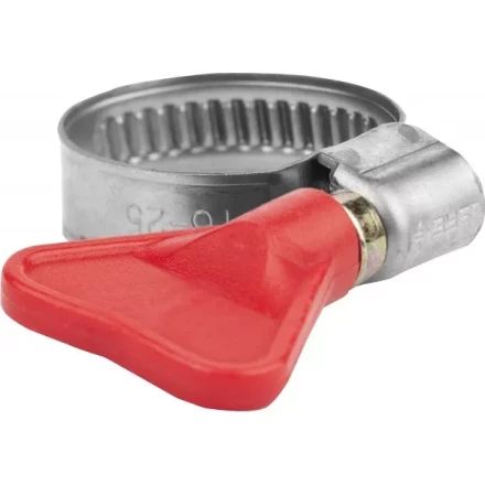 Хомуты ЗУБР &quot;ЭКСПЕРТ&quot; &quot;Бабочка&quot;, нерж. сталь, накатная лента 9 мм, 40-60 мм, 50 шт 37835-40-60-50 купить в Магнитогорске