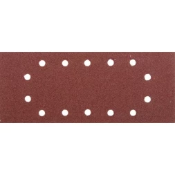 Лист шлифовальный универсальный STAYER &quot;MASTER&quot; на зажимах, 14 отверстий по периметру, для ПШМ, Р60, 115х280мм, 5шт 35469-060