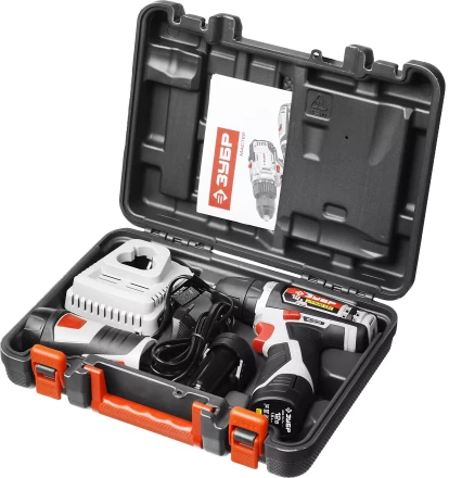 Дрель-шуруповерт 2 АКБ + фонарь ДА-12-2-Ли ФКНМ1 серия МАСТЕР купить в Магнитогорске