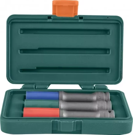 Набор головок торцевых ударных тонкостенных для дисков 1/2&quot;DR 17-19-21мм Jonnesway S18AD4103S 48851 купить в Магнитогорске