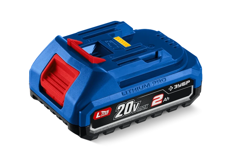 ЗУБР Power PRO, 20 В, 2.0 А/ч, аккумулятор LMS, ПРОФЕССИОНАЛ (BP-P-20-2) купить в Магнитогорске
