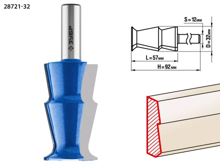 Фрезы кромочные фигурные №10 серия ПРОФЕССИОНАЛ купить в Магнитогорске