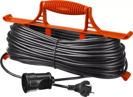 Удлинитель электрический &quot;MAXElectro&quot; на рамке, 50 м, 1 гнездо, STAYER 55018-50 купить в Магнитогорске