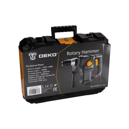Перфоратор DKH1600W DEKO, 063-4161 в кейсе купить в Магнитогорске