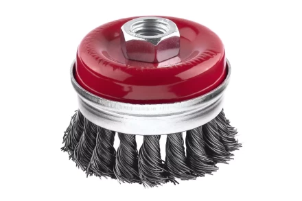 Кордщетка HAMMER чаша 65мм для УШМ витая сталь (207-109) купить в Магнитогорске