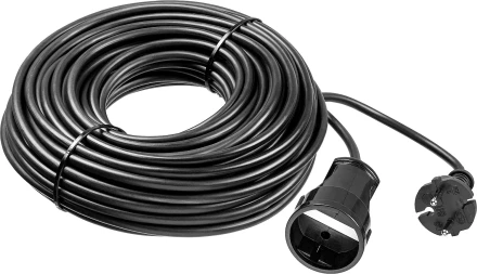 ЗУБР ПВС-207-Ш, ПВС, 2 x 0.75 мм2, 50 м, 2200 Вт, силовой удлинитель-шнур (55023-50) купить в Магнитогорске