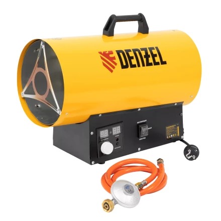 Газовая тепловая пушка GHG-15i, 15 кВт, цифровой термостат, пропан-бутан// Denzel 96478 купить в Магнитогорске