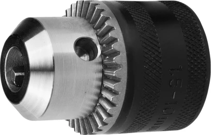 Патрон ЗУБР &quot;ЭКСПЕРТ&quot; цельнометаллический для дрели, с ключом, 10мм, 1/2&quot; 2908-10-1/2_z01 купить в Магнитогорске