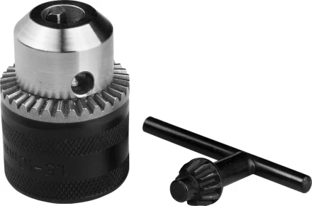 Патрон ЗУБР &quot;ЭКСПЕРТ&quot; цельнометаллический для дрели, с ключом, 10мм, 1/2&quot; 2908-10-1/2_z01 купить в Магнитогорске