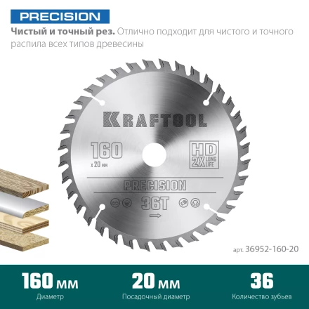 Диск пильный PRECISION, повышенный ресурс 36952-160-20 купить в Магнитогорске