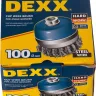 DEXX. Щетка чашечная усиленная для УШМ, жгутированная стальная проволока 0,5мм, 100ммхМ14 35106-100 купить в Магнитогорске