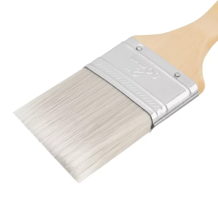 Кисть плоская для лаков &quot;Евро&quot; 2&quot;, искусственная щетина, деревянная ручка Matrix 83087 купить в Магнитогорске