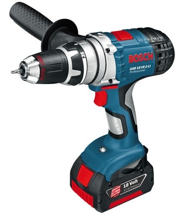 Дрель-шуруповерт аккумуляторная BOSCH GSR 18 VE-2-Li (0.601.865.302) купить в Магнитогорске