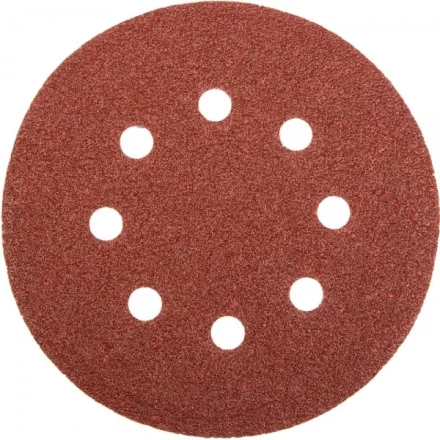 Круг шлифовальный универсальный STAYER &quot;MASTER&quot; из абразивной бумаги на велкро основе, 8 отверстий, Р60, 115мм, 5шт 35450-115-060 купить в Магнитогорске