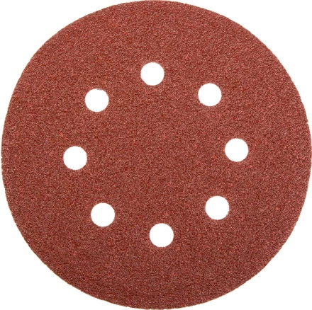 Круг шлифовальный универсальный STAYER &quot;MASTER&quot; из абразивной бумаги на велкро основе, 8 отверстий, Р60, 115мм, 5шт 35450-115-060 купить в Магнитогорске