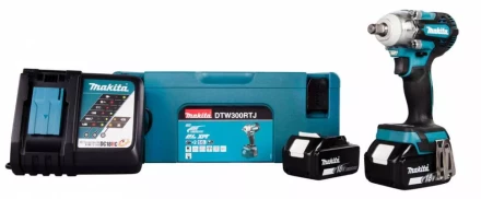 Аккумуляторный ударный гайковерт Makita DTW300RTJ (2 АКБ 5 Ач, ЗУ) купить в Магнитогорске
