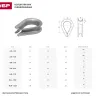 Коуш ЗУБР DIN 6899, оцинкованный, 4мм, 2 шт 4-304496-04 купить в Магнитогорске