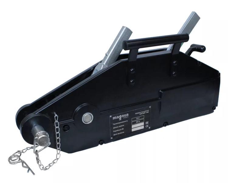 Лебедка рычажная МТМ Magnus-Profi WRP-800, 0.8 т, канат 20 м купить в Магнитогорске