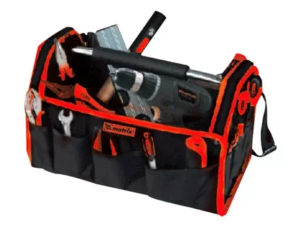 Переноска для инструмента каркасная 415мм*230мм*260мм MATRIX 90257 купить в Магнитогорске