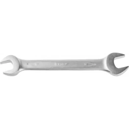 Ключ ЗУБР "ПРОФИ" гаечный рожковый, Cr-V сталь, хромированный, 13х14мм 27027-13-14