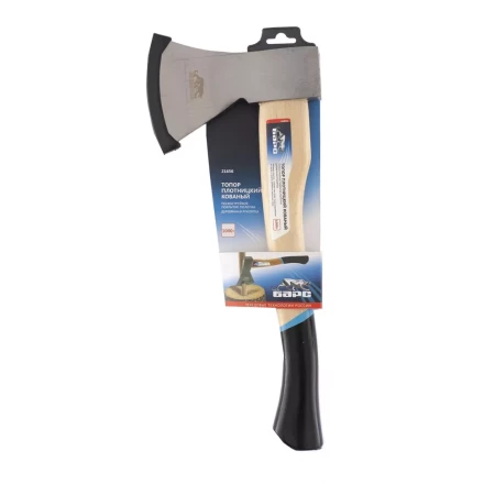 Топор плотницкий кованый деревянная рукоятка 1000гр пескоструйное покрытие полотна БАРС 21656 купить в Магнитогорске