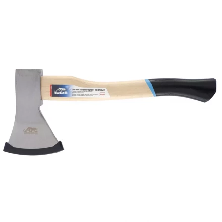 Топор плотницкий кованый деревянная рукоятка 1000гр пескоструйное покрытие полотна БАРС 21656 купить в Магнитогорске