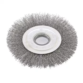 Щетка для УШМ 125 мм посадка 22,2 мм плоская витая проволока  СИБРТЕХ 746567 купить в Магнитогорске