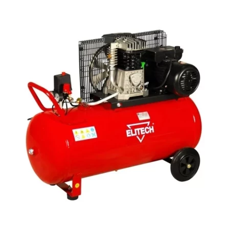 Компрессор масляный поршневой ременной Elitech КР 100/AB515/3Т купить в Магнитогорске