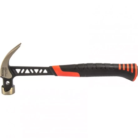 Молоток-гвоздодёр 450 г цельнокованый боек с магнитом MATRIX 10465 купить в Магнитогорске