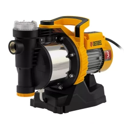 Садовый поверхностный насос Denzel 97305 GP1100SS, 1100 Вт, 4000 л/ч, подъем 45 м, пластик