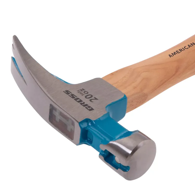 Молоток-гвоздодер,560 г Gross 10419, угол 75, магнит, обрезиненная рукоятка AMERICAN HICKORY купить в Магнитогорске