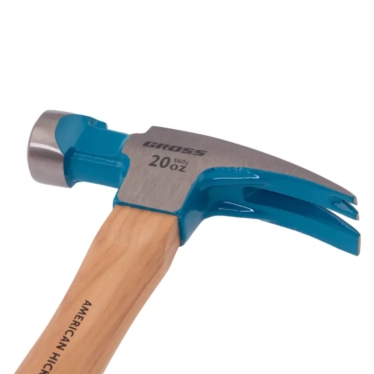 Молоток-гвоздодер,560 г Gross 10419, угол 75, магнит, обрезиненная рукоятка AMERICAN HICKORY купить в Магнитогорске