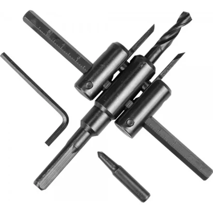 Сверло регулируемое, STAYER Profi 2944, двухрезцовое, по дереву, "Балеринка", d=40-120мм 2944 купить в Магнитогорске