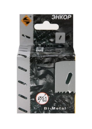 Коронка Bi-Metal Ф51 мм М3 Энкор 24151 купить в Магнитогорске