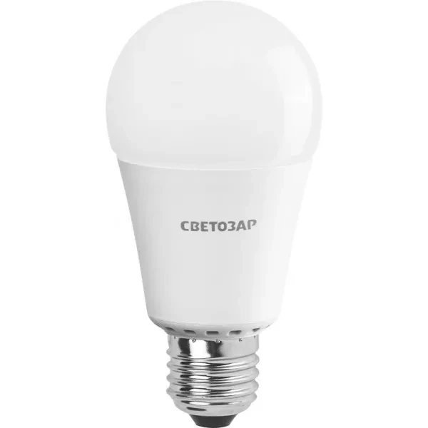 Лампа СВЕТОЗАР светодиодная "LED technology", цоколь E27(стандарт), яркий белый свет (4000К), 220В, 12Вт (100) 44508-100_z01 купить в Магнитогорске
