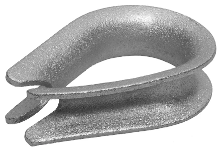 Коуш ЗУБР DIN 6899, оцинкованный, 5мм, 2 шт 4-304496-05 купить в Магнитогорске