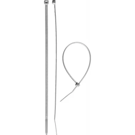 Хомуты ЗУБР нейлоновые белые 9x650мм, 50шт 309010-90-650 купить в Магнитогорске