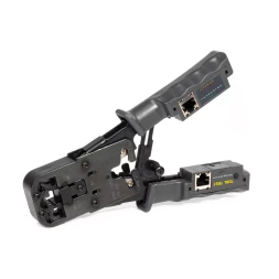 Кримпер многофункциональный КВТ JT-03T с 3 встроенными модулями для обжима RJ-45, RJ-12, RJ-11 (84493)