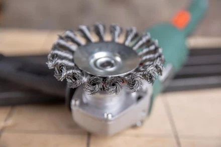 Кордщетка HAMMER тарелка 115мм для УШМ витая сталь (207-112) купить в Магнитогорске