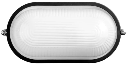 Светильник уличный СВЕТОЗАР влагозащищенный, овал, цвет черный, 100Вт SV-57203-B купить в Магнитогорске