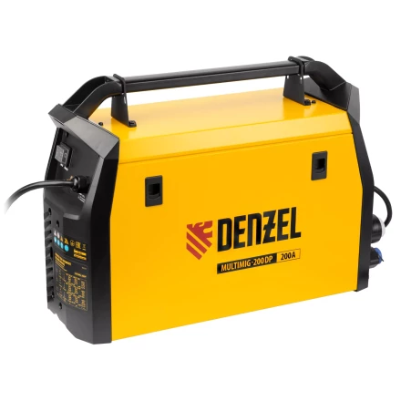 Аппарат инвертор. полуавтомат. сварки MultiMIG-200DP Synergy Double Pulse, 200 А, ПВ 80%// Denzel 94313 купить в Магнитогорске