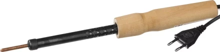 Электропаяльник с деревянной рукояткой, 25Вт 55407-25 купить в Магнитогорске