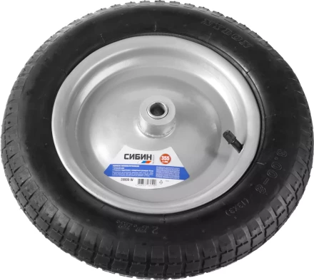 Колесо СИБИН пневматическое для тачки арт. 39908 39908-W купить в Магнитогорске