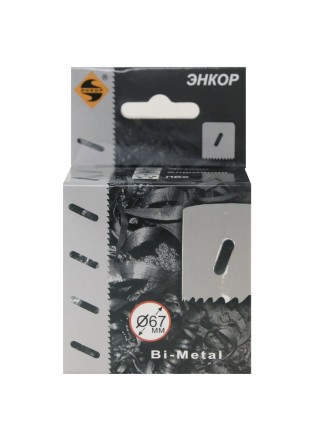 Коронка Bi-Metal Ф67 мм М3 Энкор 24167 купить в Магнитогорске
