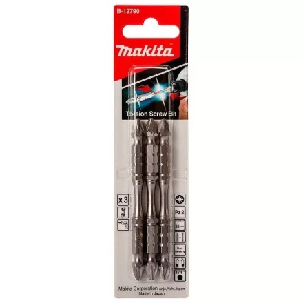 Биты Makita PZ2 85мм 3шт, 2-х сторонние (B-12790) купить в Магнитогорске